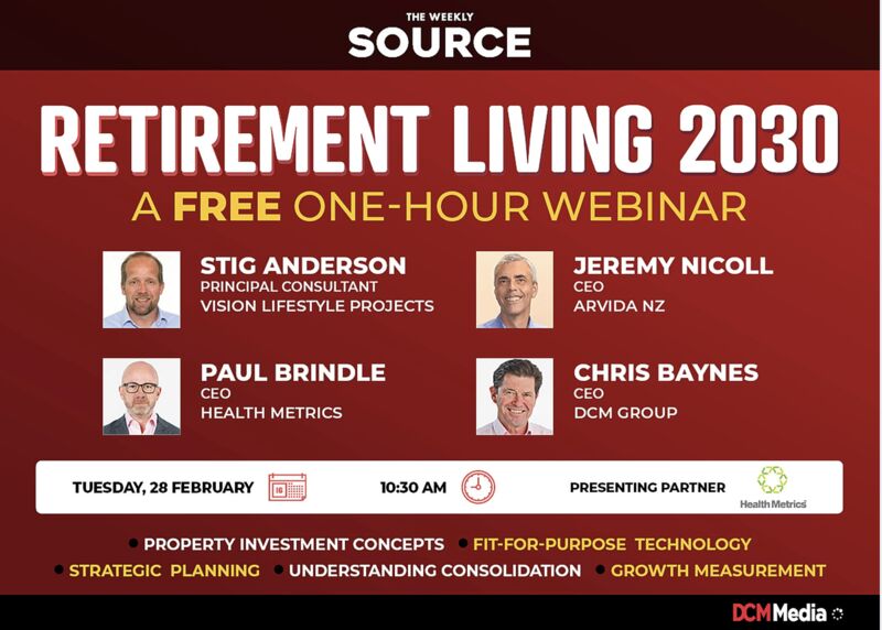 The Weekly Source: Retirement Living 2030 Webinar